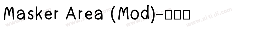 Masker Area (Mod)字体转换